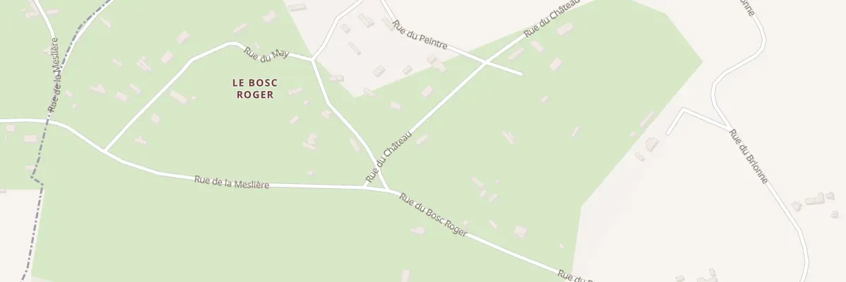 Plan du 460 Rue du Bosc Roger à Bouquetot