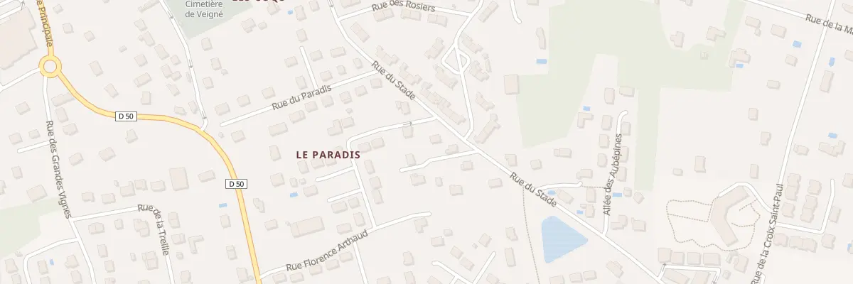 Plan du 17 Rue du Stade à Veigné