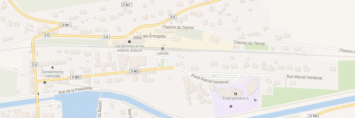 Plan du 13 Rue Marcel Ventenat à Lalinde