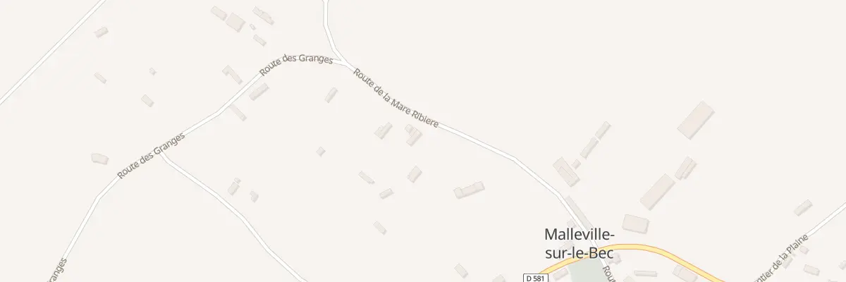 Plan du 223 Rte de la Mare Ribiere à Malleville-sur-le-Bec