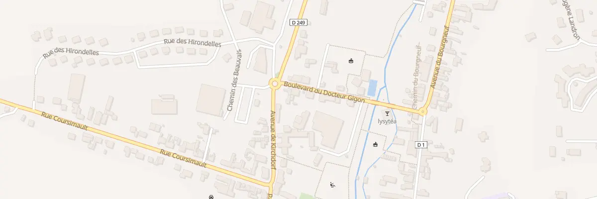 Plan du 14 Bd du Docteur Gigon à Saint-Calais