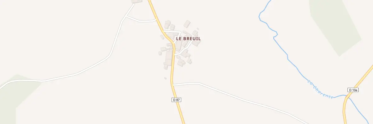 Plan du 5120 Le Breuil à Chéronnac