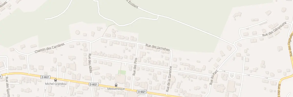 Plan du 22 Rue des Jacinthes à Trélissac