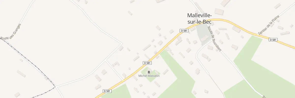 Plan du 210 Rte du Bec à Malleville-sur-le-Bec