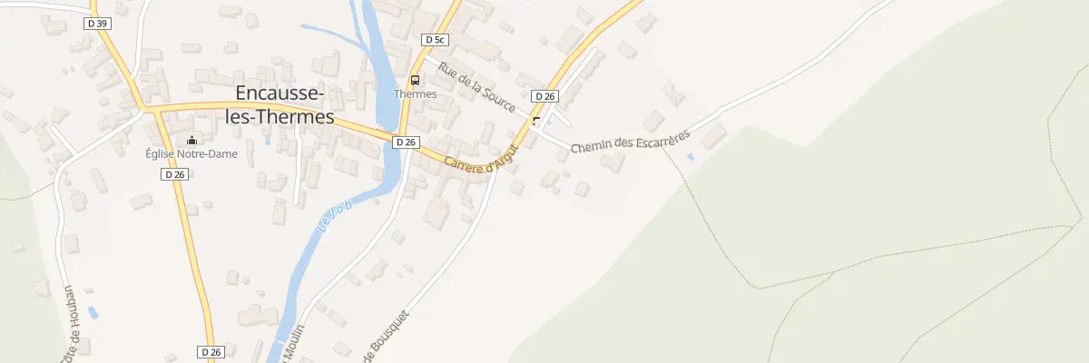 Plan du 54 Chem des Escarrères à Encausse-les-Thermes
