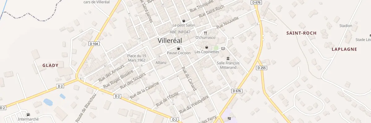 Plan du 7 Rue Saint-Michel à Villeréal