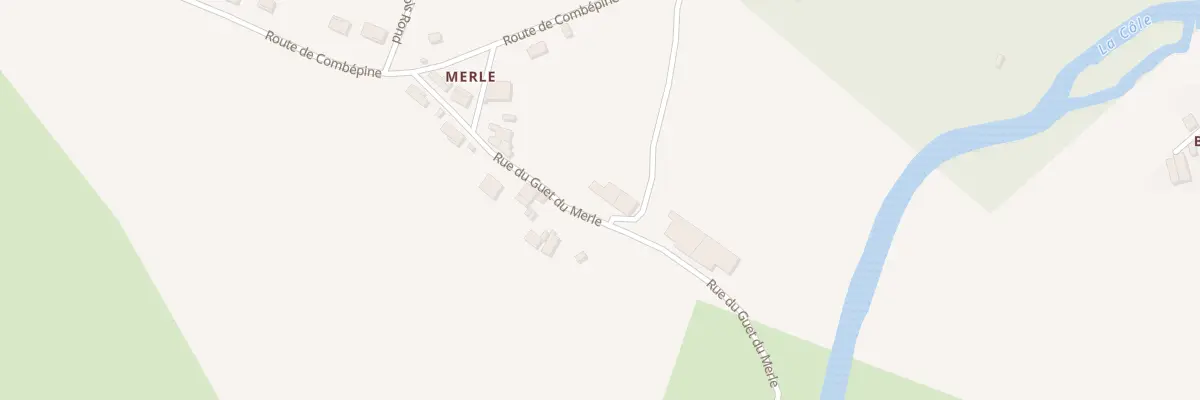 Plan du 43 Merle à La Chapelle-Faucher