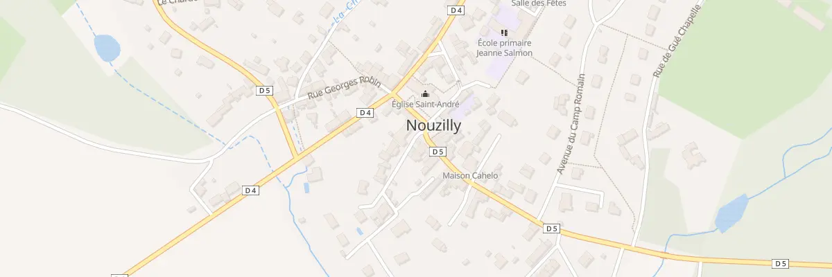 Plan du 1 Rue Sainte Agathe à Nouzilly