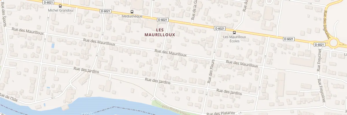 Plan du 62 Rue des Maurilloux à Trélissac