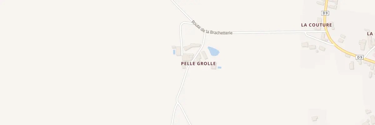 Plan du 6 Pelle Grolle à La Puye