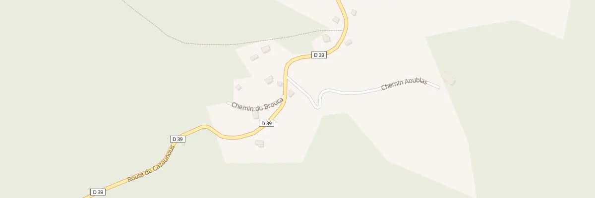 Plan du 14 Rte de Cazaunous à Arbon