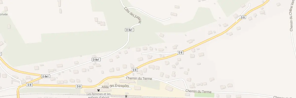 Plan du 98 Imp de la Premiere Armee à Lalinde