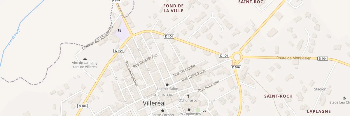 Plan du 3B Rue Sainte-Colombe à Villeréal