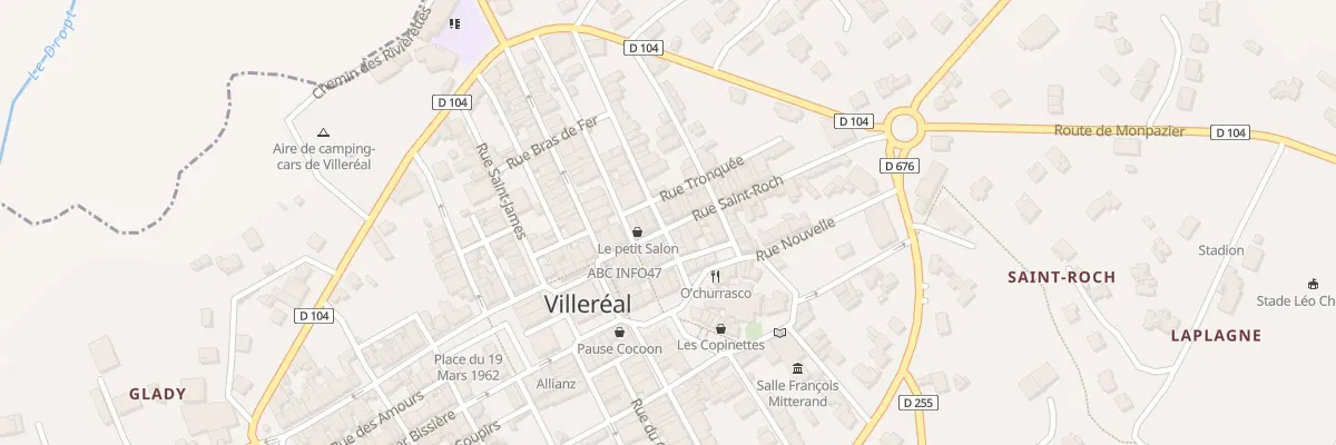 Plan du 27 Rue Saint-Roch à Villeréal