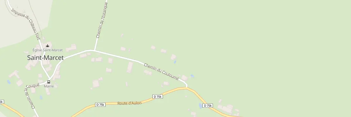 Plan de La Plaine du Couloume à Saint-Marcet