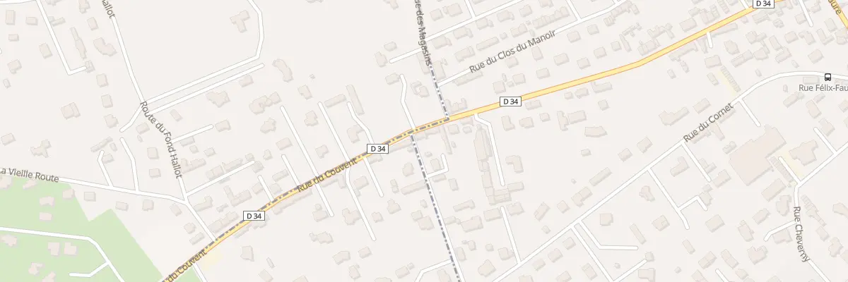 Plan du 63 Rue du Couvent à Yvetot