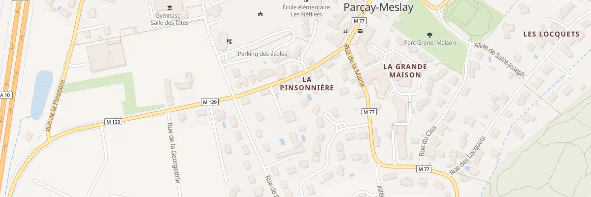 Plan du 11 Rue de la Pinsonnière à Parçay-Meslay