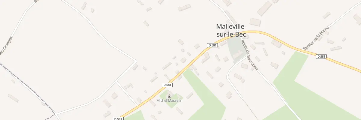 Plan du 88 Rte du Bec à Malleville-sur-le-Bec