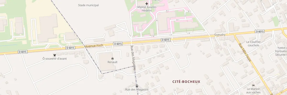 Plan du 49 Av Mal Foch à Yvetot