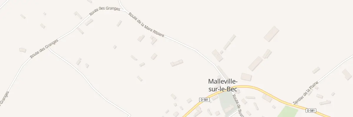 Plan du 185 Rte de la Mare Ribiere à Malleville-sur-le-Bec