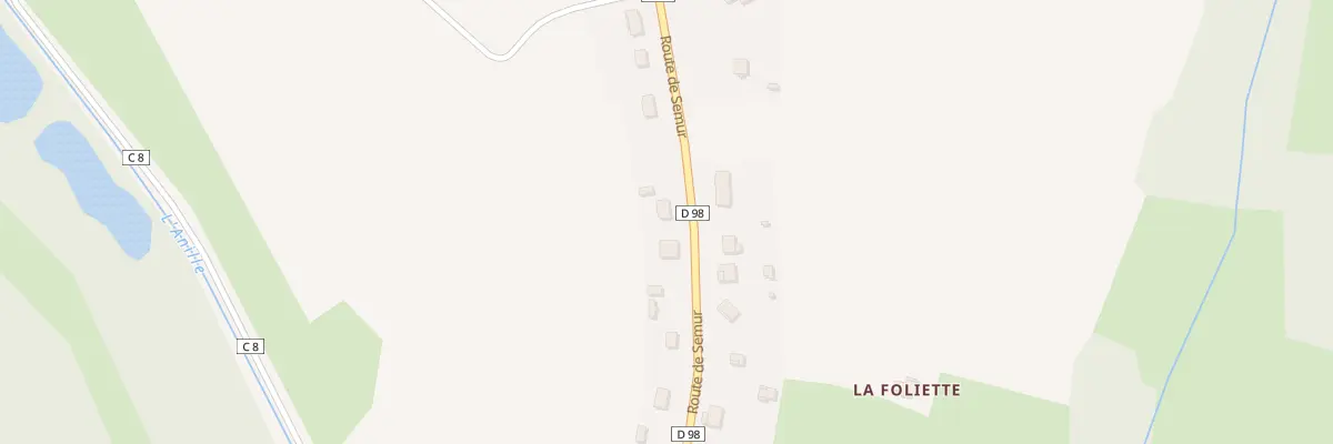 Plan du 13 Rte de Semur à Conflans-sur-Anille