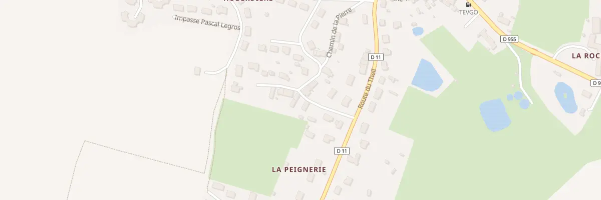Plan du 17 Rue de la Peignerie à Berd’huis