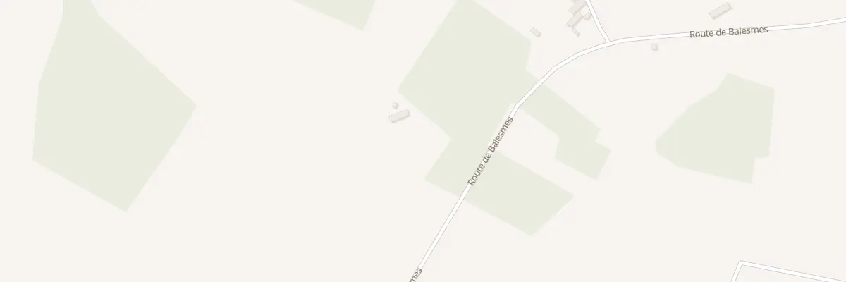 Plan du 9 Rte de Balesmes à Cussay