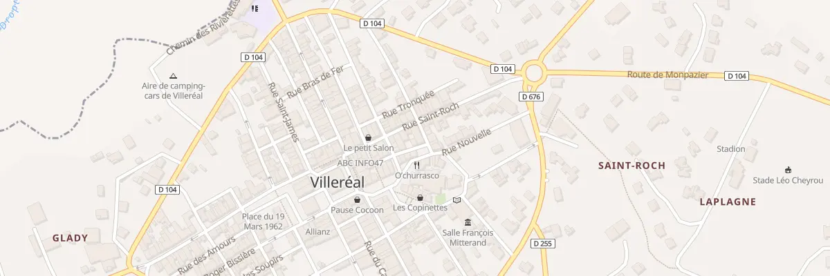 Plan du 13 Rue Sainte-Colombe à Villeréal