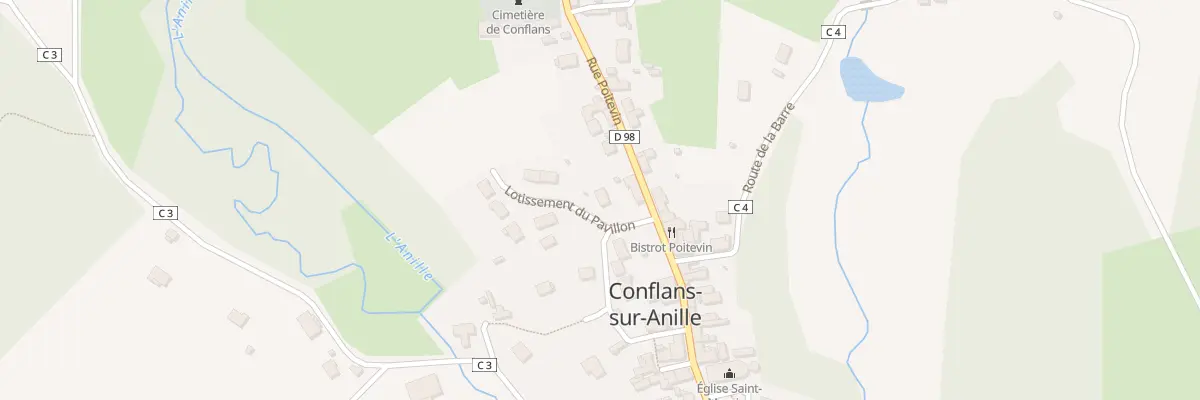 Plan du 2 Lot du Pavillon à Conflans-sur-Anille