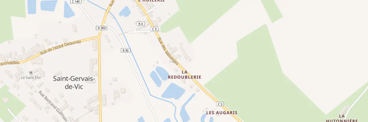 Plan du 23 Rue des Mésanges à Saint-Gervais-de-Vic