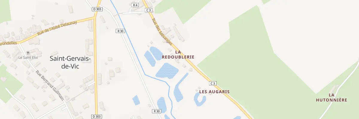 Plan du 5047 Le Marais à Saint-Gervais-de-Vic