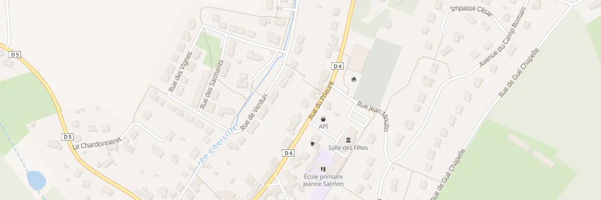 Plan du 15 Rue du Prieuré à Nouzilly