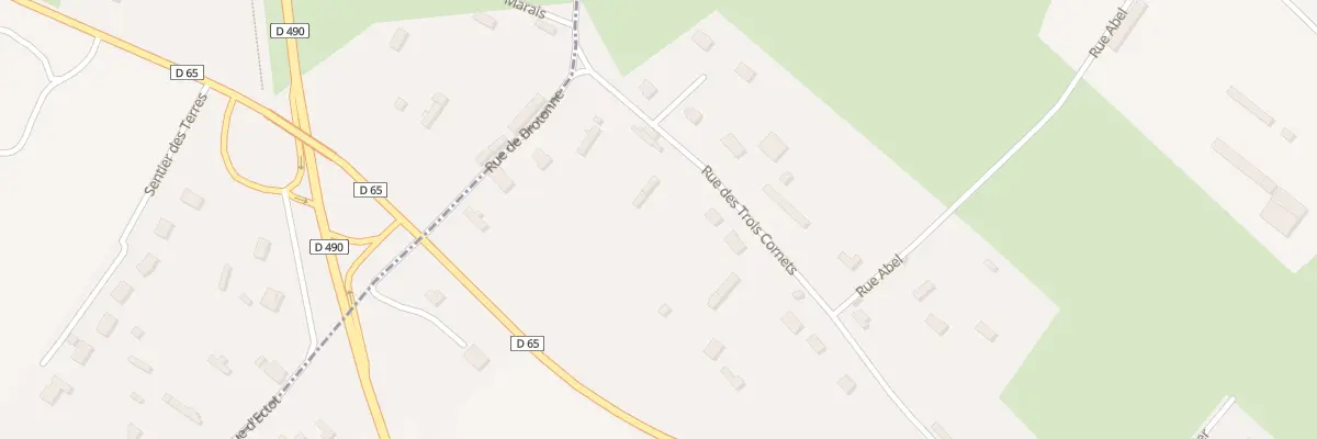 Plan du 349 Rue des Trois Cornets à Notre-Dame-de-Bliquetuit