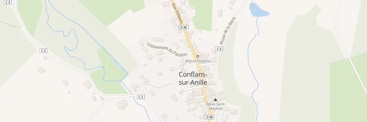 Plan du 1 Lot du Pavillon à Conflans-sur-Anille
