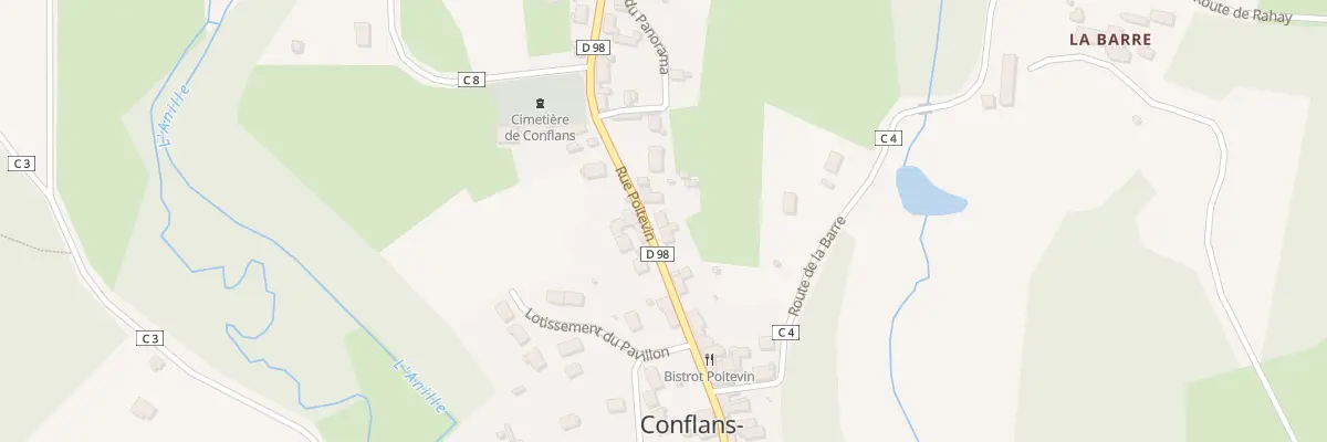 Plan du 34 Rue Poitevin à Conflans-sur-Anille