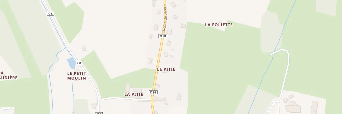 Plan du 6 Rte de Semur à Conflans-sur-Anille