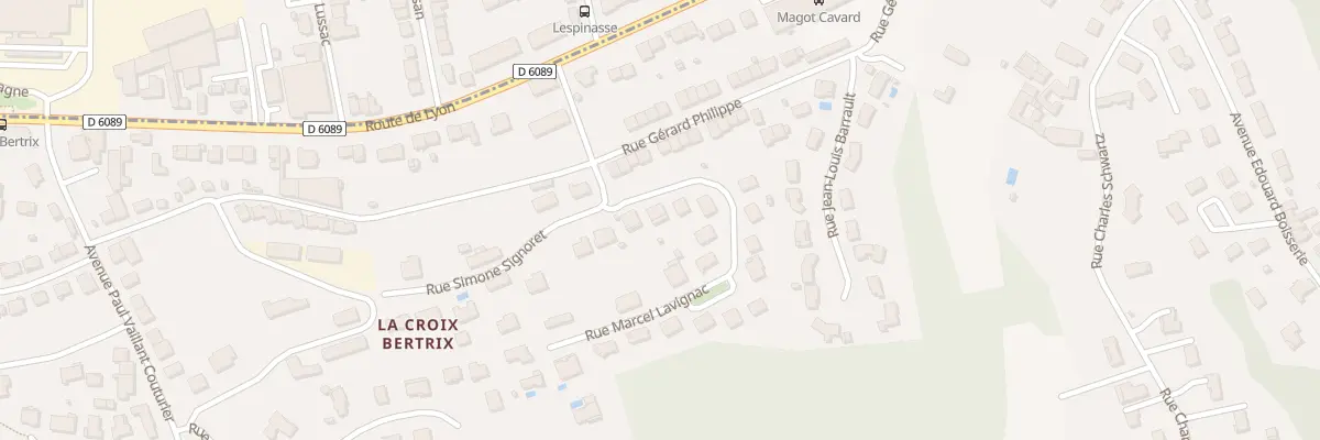 Plan du 8 Rue Marcel Lavignac à Boulazac Isle Manoire