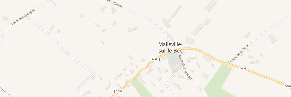 Plan du 96 Rte du Bec à Malleville-sur-le-Bec