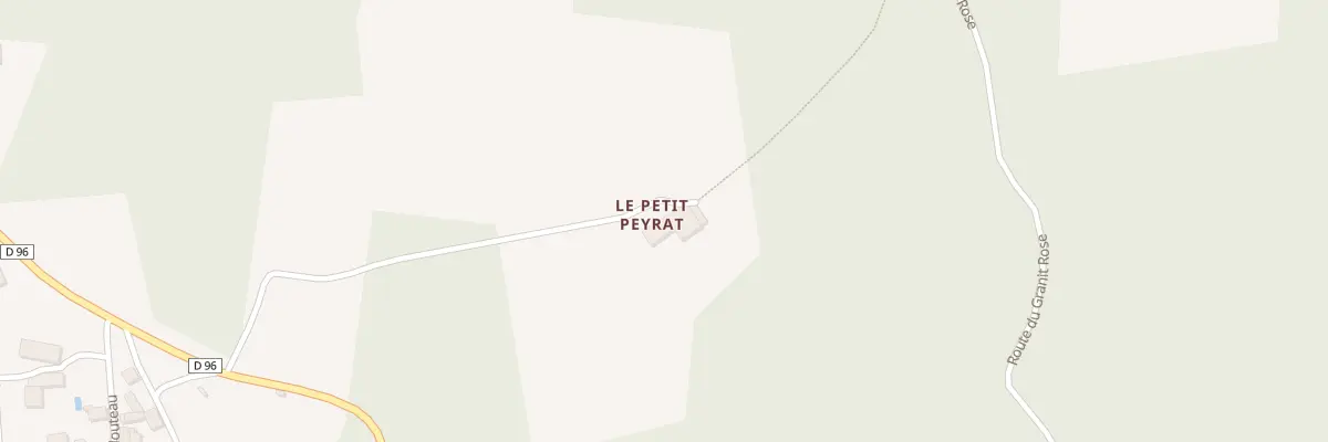 Plan du 64 Petit Peyrat à Abjat-sur-Bandiat