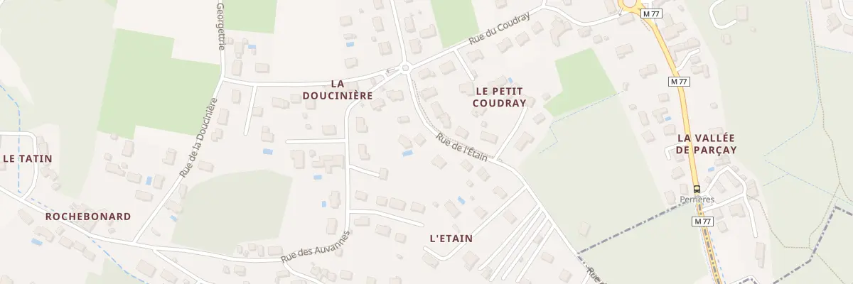 Plan du 26 Rue de l’Étain à Parçay-Meslay
