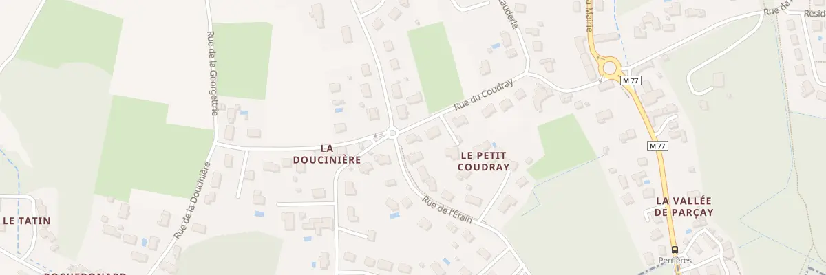 Plan du 19 Rue du Coudray à Parçay-Meslay