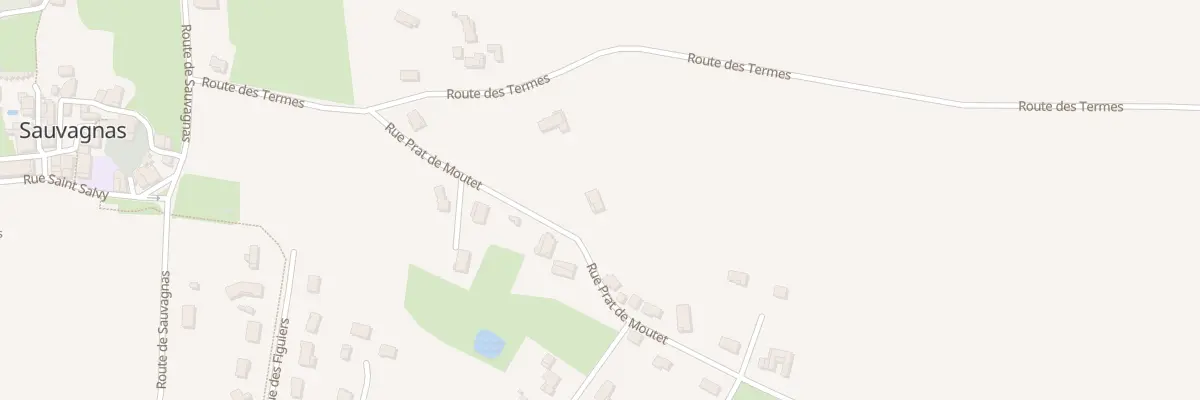 Plan du 205 Rue Prat de Moutet à Sauvagnas