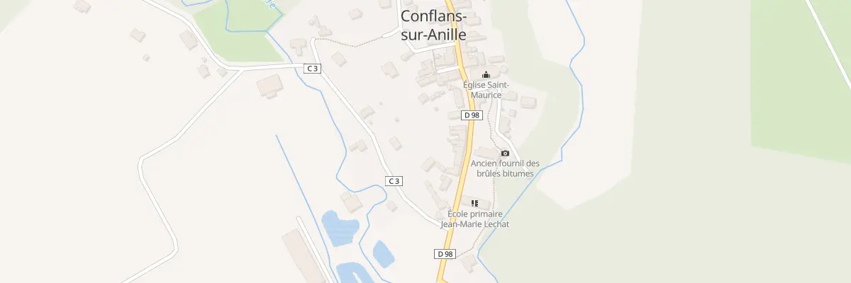 Plan du 13 Rue St Maurice à Conflans-sur-Anille