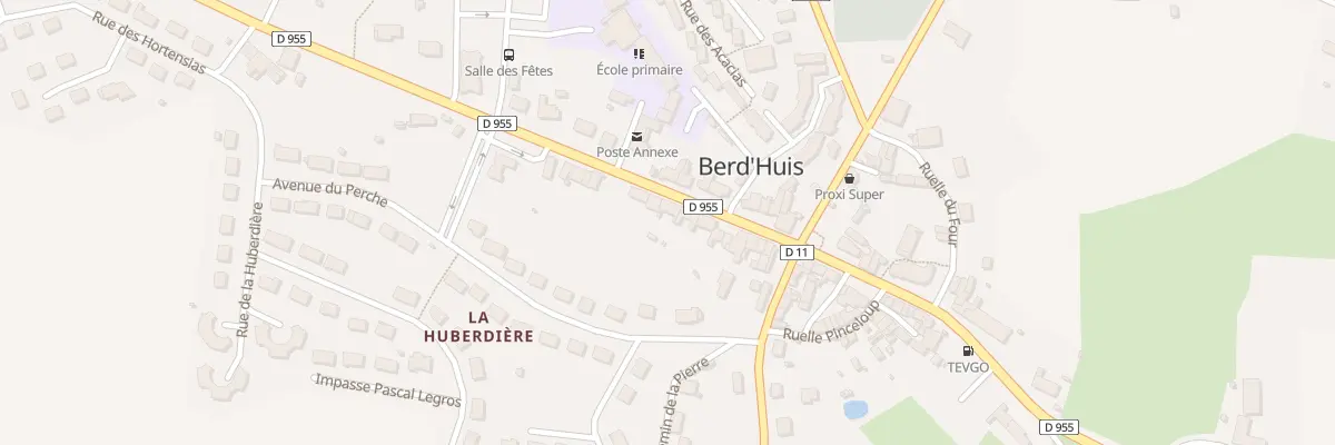Plan du 17 Rte de Bellême à Berd’huis