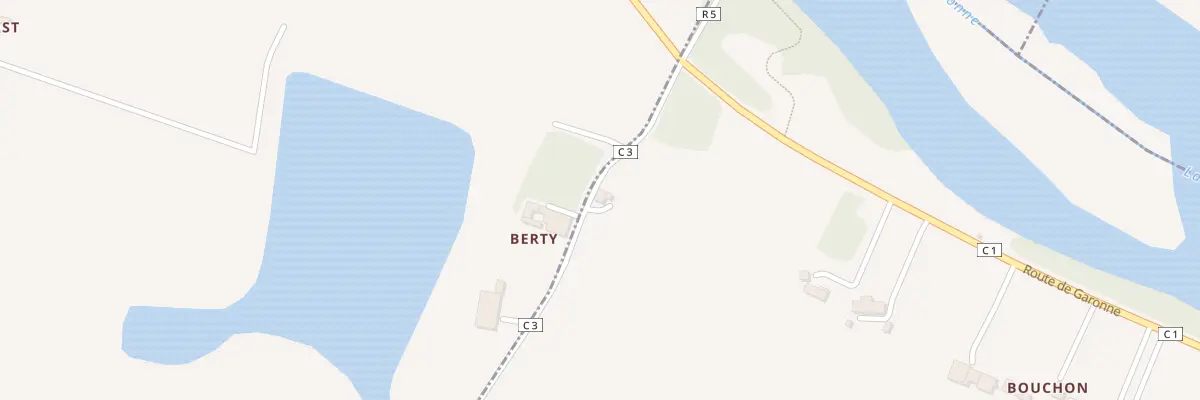 Plan du 106 Rte de Berty à Saint-Nicolas-de-la-Balerme