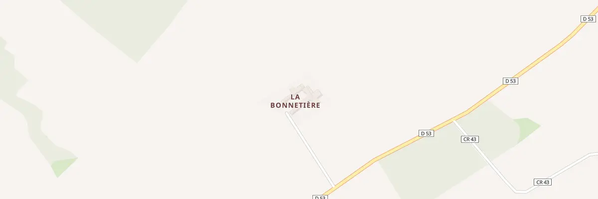 Plan du 2 La Bonnetiere à Abilly
