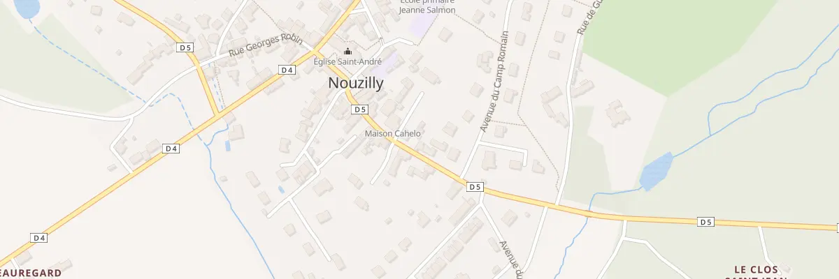 Plan du 15 Rue Paul Boivinet à Nouzilly