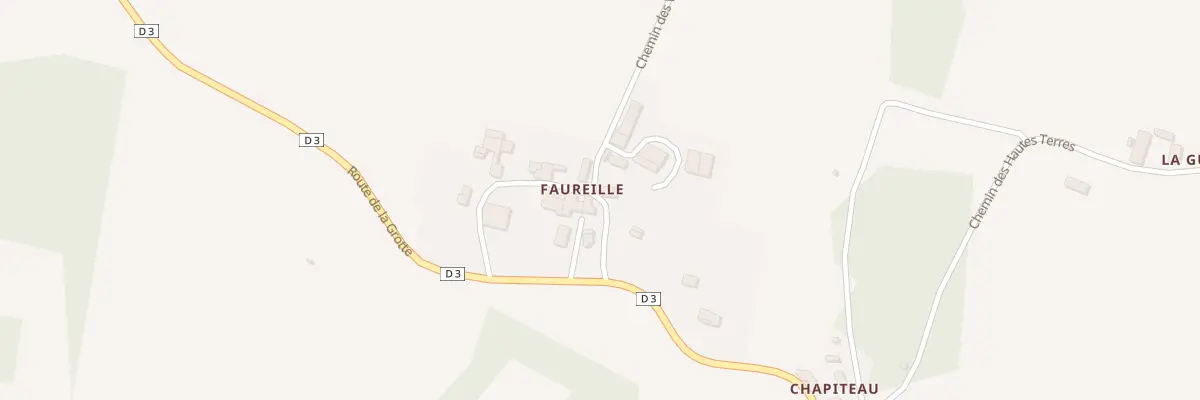 Plan de Faureille à La Chapelle-Faucher