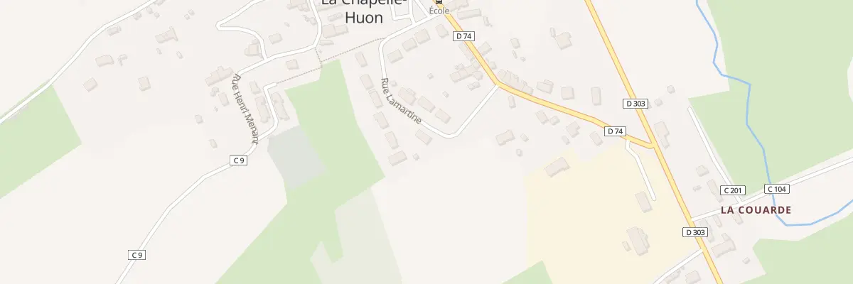 Plan du 14 Rue Lamartine à La Chapelle-Huon