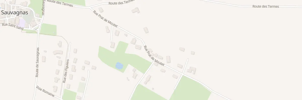 Plan du 257 Rue Prat de Moutet à Sauvagnas